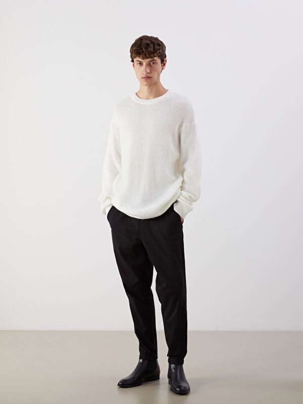 Moudda LC Waikiki - Pantalon tissé moyen Homme Noir - Tunisie 1