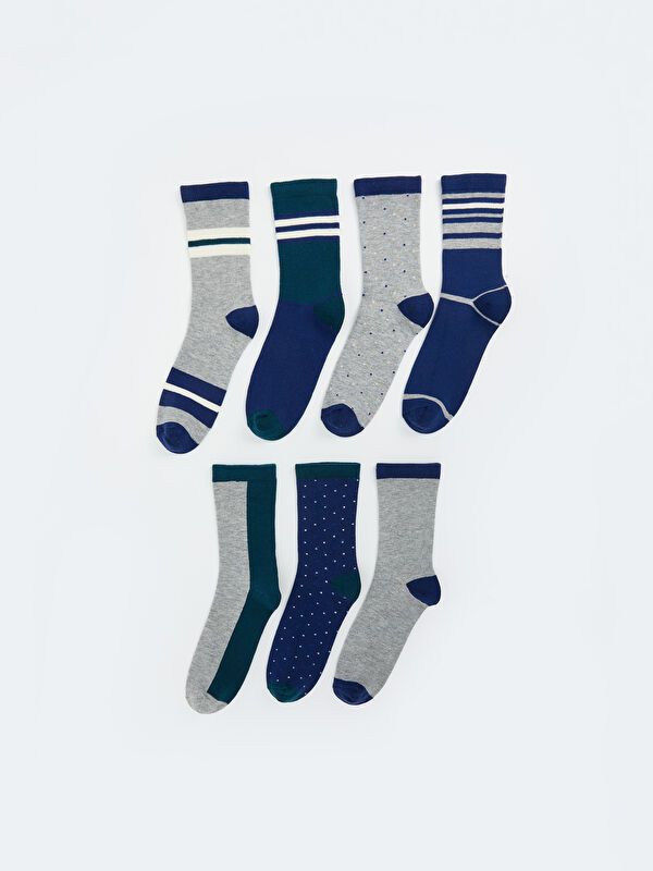 Moudda LC Waikiki - Chaussettes courtes Garçon Fil mélangé teint - Tunisie 1