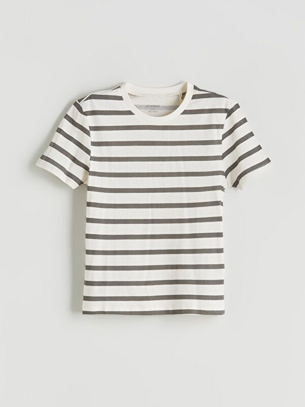 Moudda LC Waikiki - T-shirt en jersey manches courtes Garçon Kaki imprimé - Tunisie 1