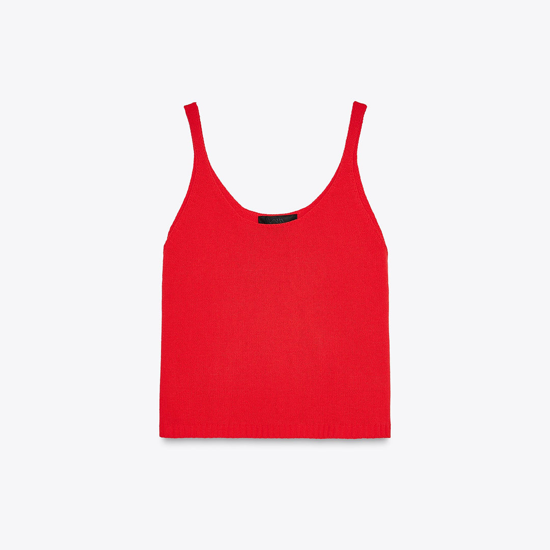 Moudda ZARA - Ensemble Rouge - Top Manches Courtes - Tunisie 1