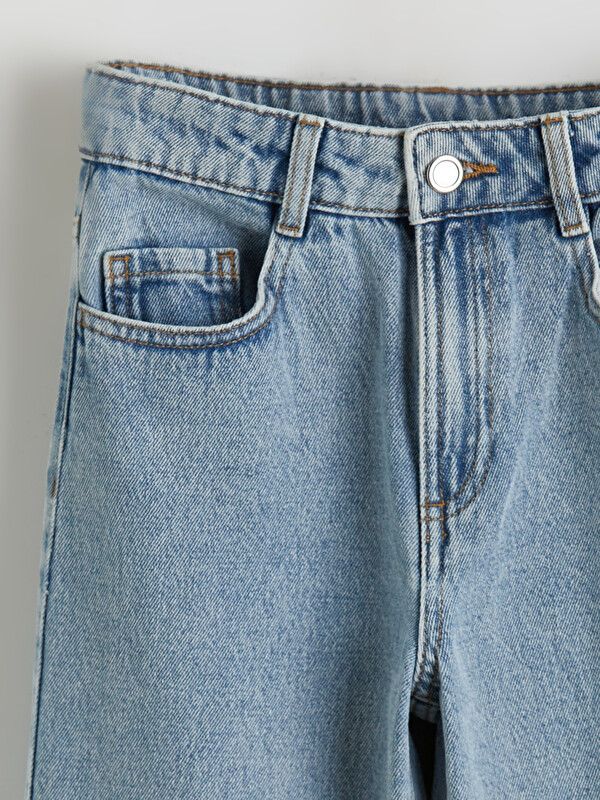 Moudda LC Waikiki - Pantalon en jean pour Fille couleur Bleu clair délavé à l'acide - Tunisie 2