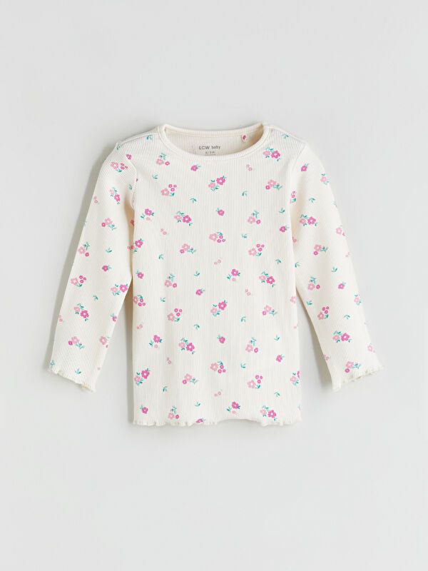 Moudda LC Waikiki - Ensemble manches longues Fille Imprimé écru - Tunisie 2