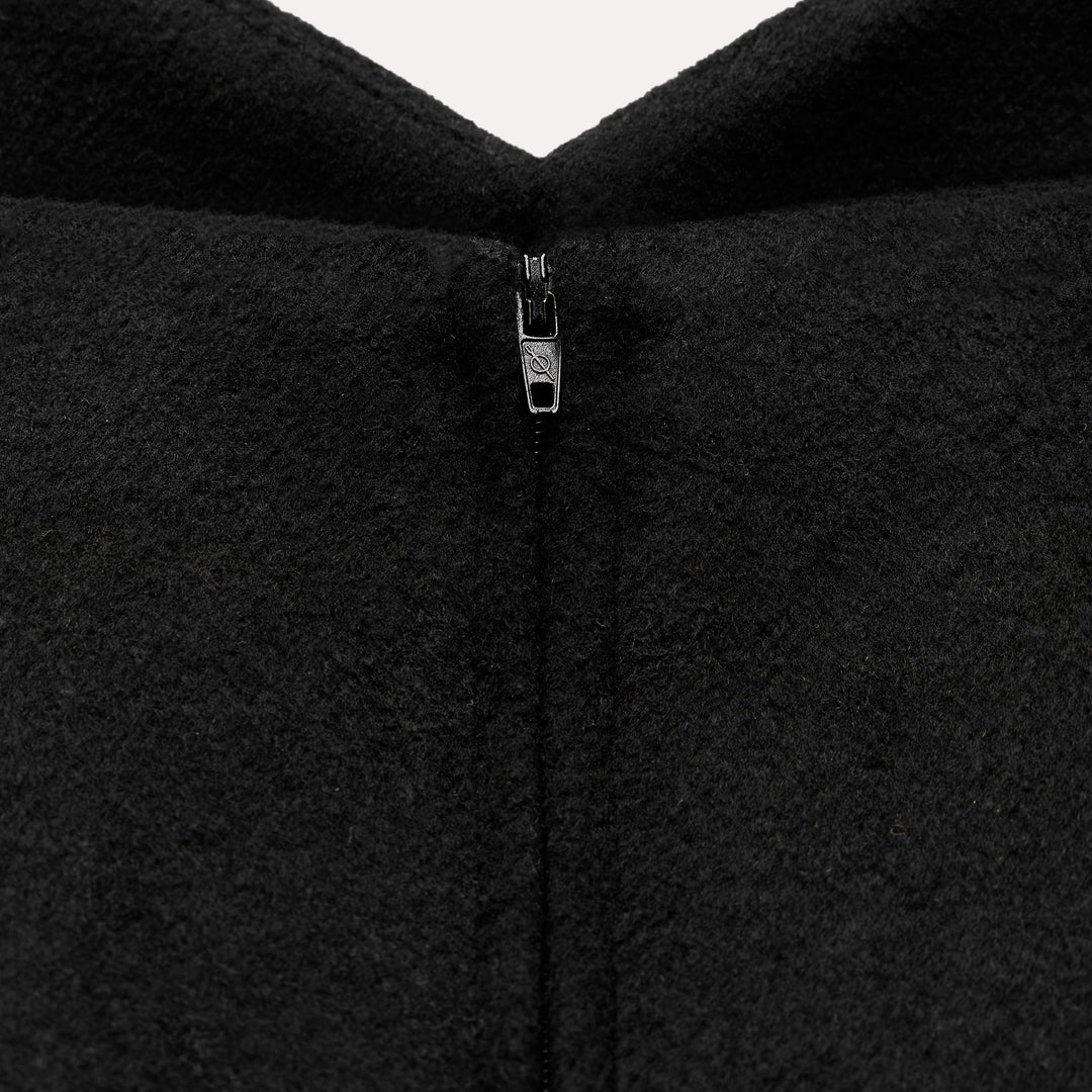 Moudda ZARA - Robe courte lainage col bateau jupe ample double couche - Tunisie 4