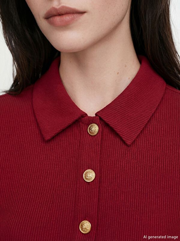 Moudda LC Waikiki - Robe maternité en jersey manches courtes pour Femme couleur Rouge - Tunisie 2