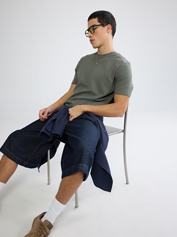 Moudda LC Waikiki - T-shirt basique manches courtes en jersey - Tunisie 1