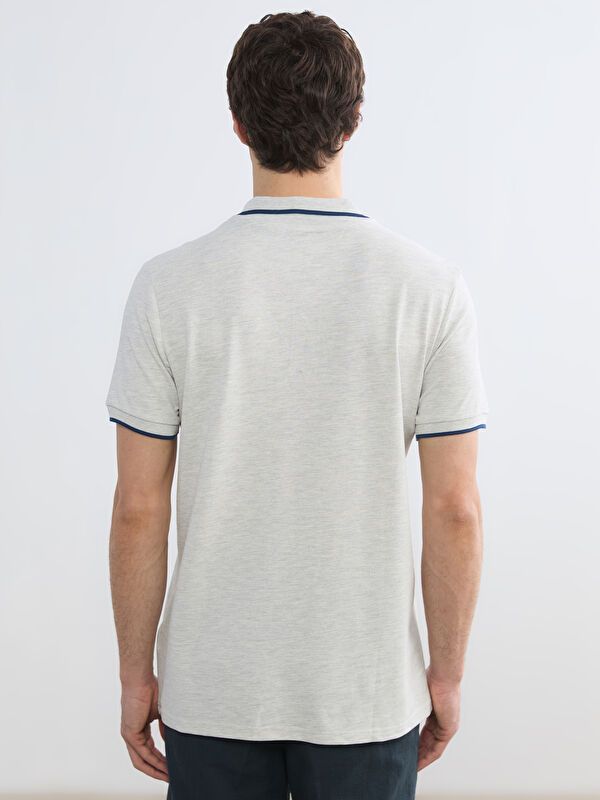 Moudda LC Waikiki - T-shirt col polo basique manches courtes en jersey pour Homme - Tunisie 4