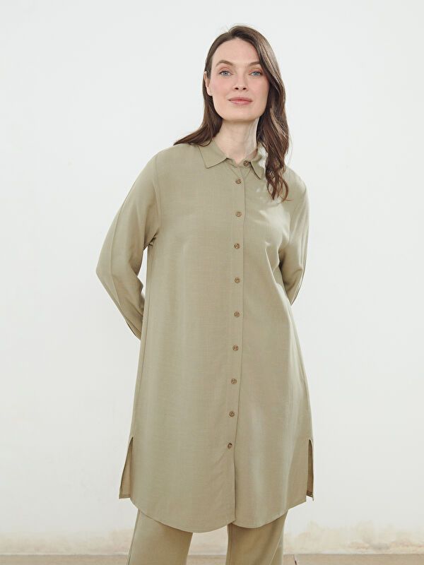 Moudda LC Waikiki - Tunique tissée cv à manches longues pour Femmes - Tunisie 1