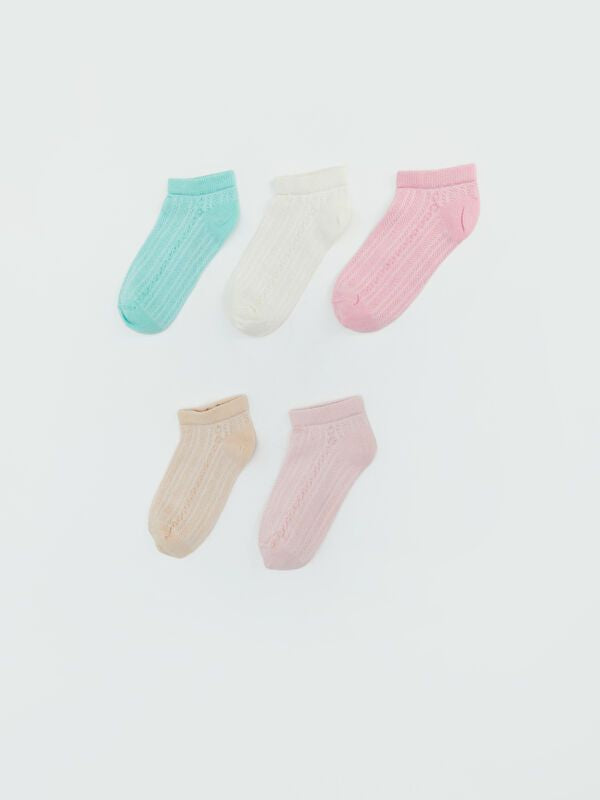 Moudda LC Waikiki - Chaussettes pour sneakers Fille Rose pâle - Tunisie 1