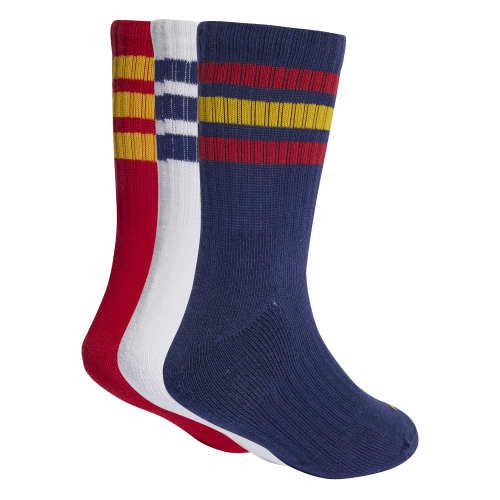Moudda Adidas - Lot de 3 paires de chaussettes mi-mollet rembourrées 3 bandes Enfants - Tunisie 2