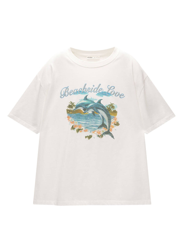 Moudda PULL & BEAR - Body Illustration Dauphins - Tunisie 7