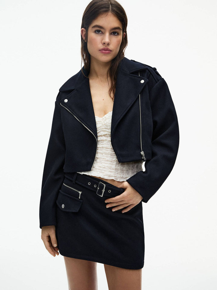 Moudda PULL & BEAR - Biker - Maille Douce & Twinset Marine - Tunisie 2