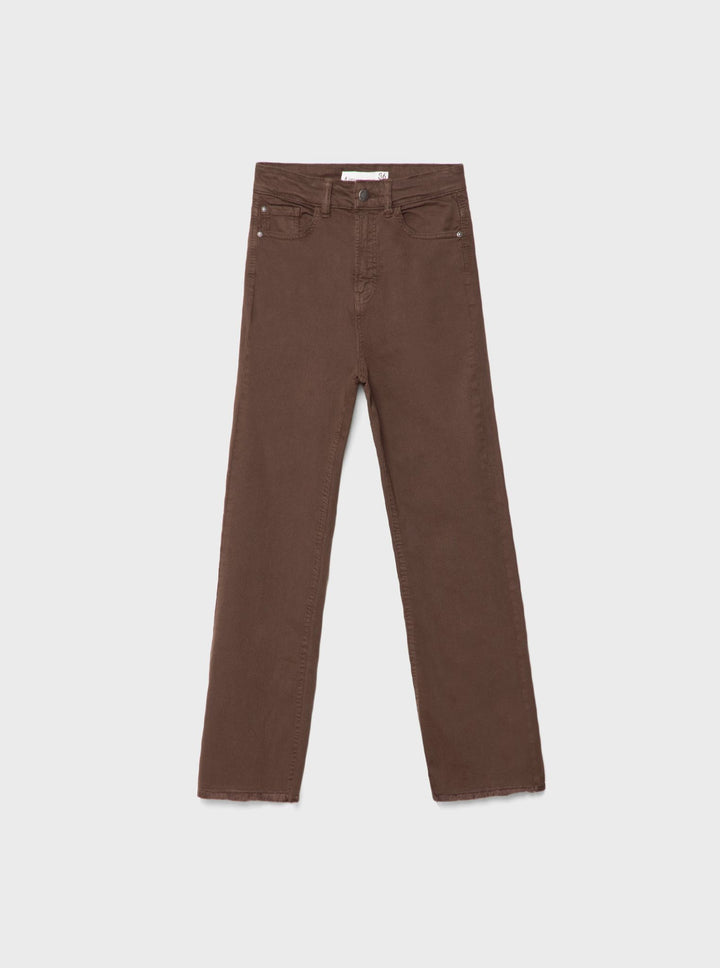 Moudda STRADIVARIUS - Pantalon Crop Flare en Serge 20% Bio - Tunisie 1