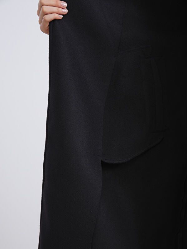 Moudda LC Waikiki - Manteau effet laine Femme Noir - Tunisie 4