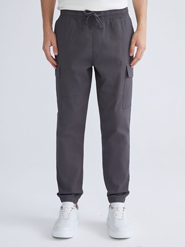 Moudda LC Waikiki - Pantalon cargo tissé Homme Anthracite - Tunisie 2