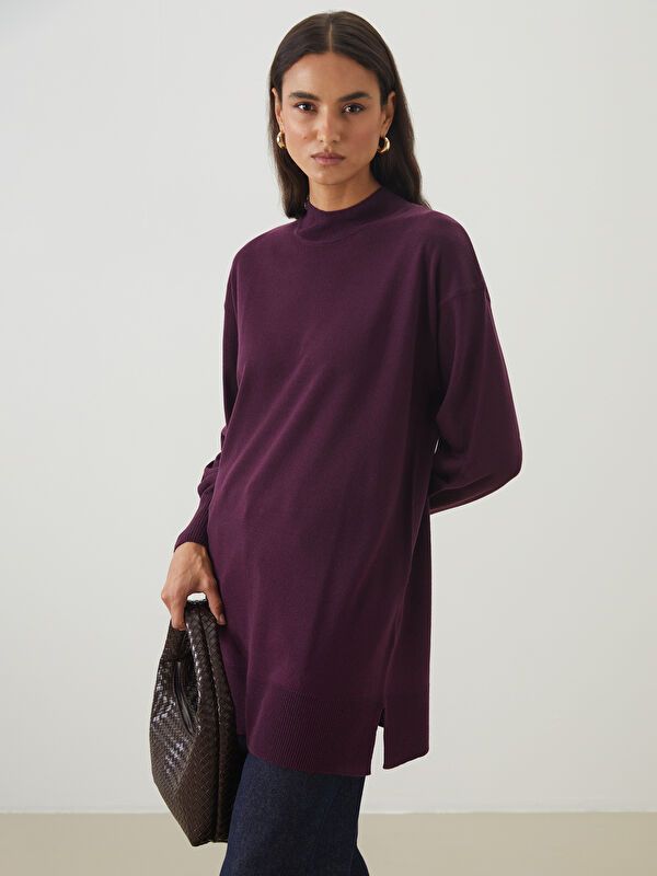 Moudda LC Waikiki - Tunique en tricot Femme Violet foncé - Tunisie 1