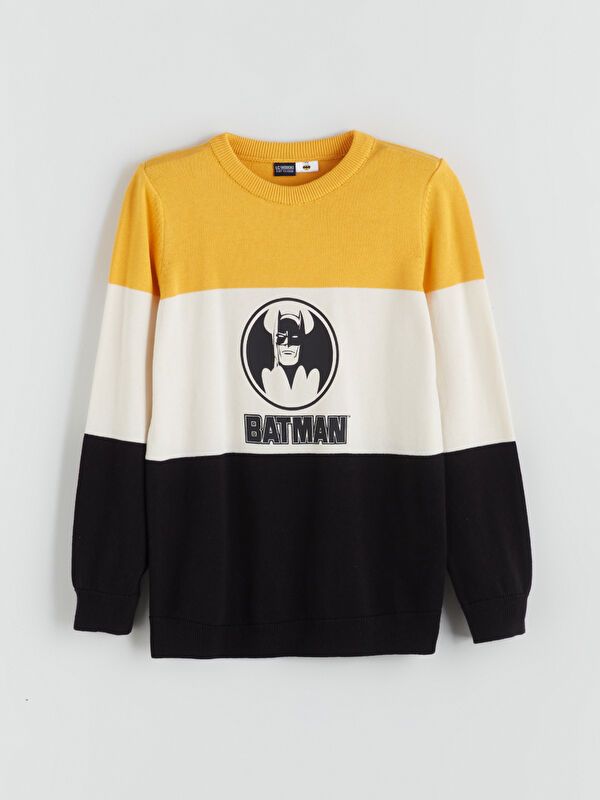 Moudda LC Waikiki - Pull tricot Z4 Garçon Rayures jaunes - Tunisie 1