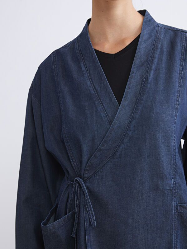 Moudda LC Waikiki - Veste tissée en denim Femme Rodéo noir - Tunisie 3