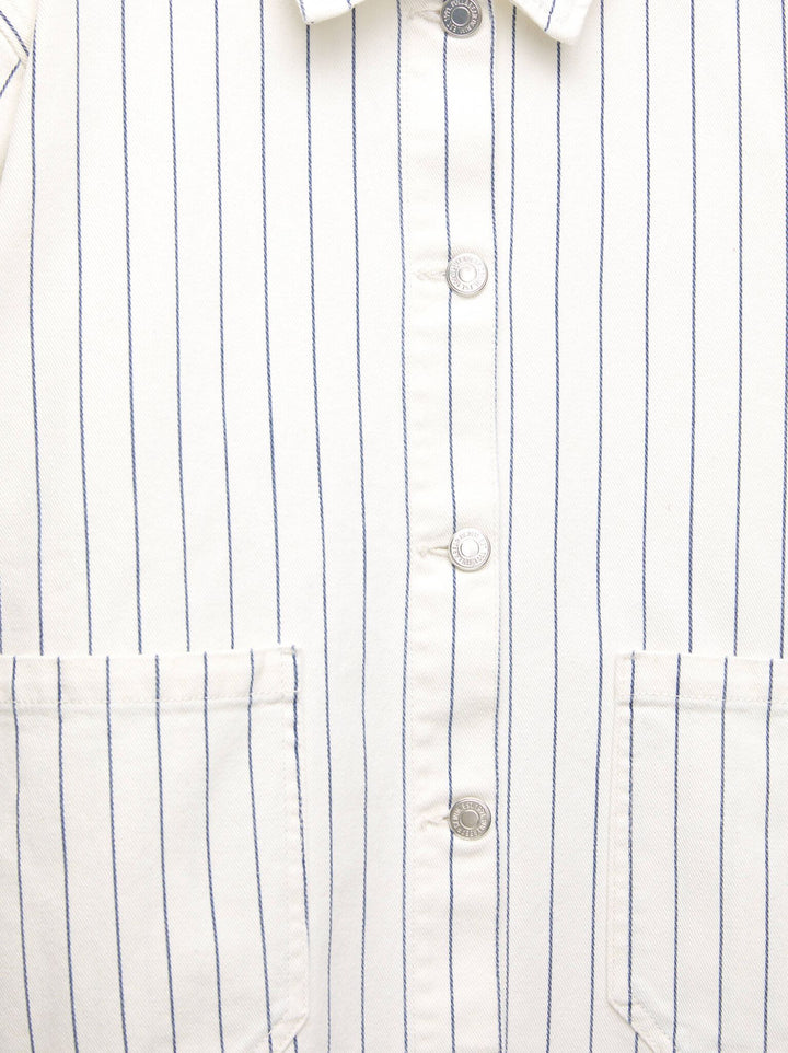 Moudda PULL & BEAR - Veste Blanche - Rayures - Tunisie 4