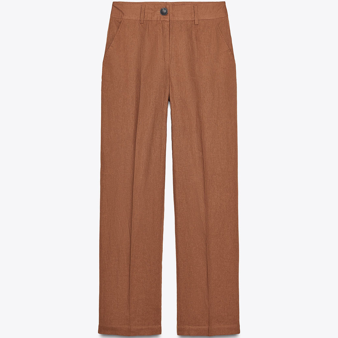 Moudda ZARA - Pantalon Droit - Lin (Terre cuite) - Tunisie 1