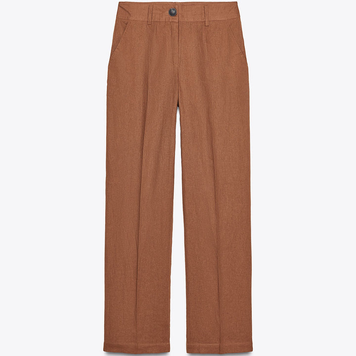 Moudda ZARA - Pantalon Droit - Lin (Terre cuite) - Tunisie 1