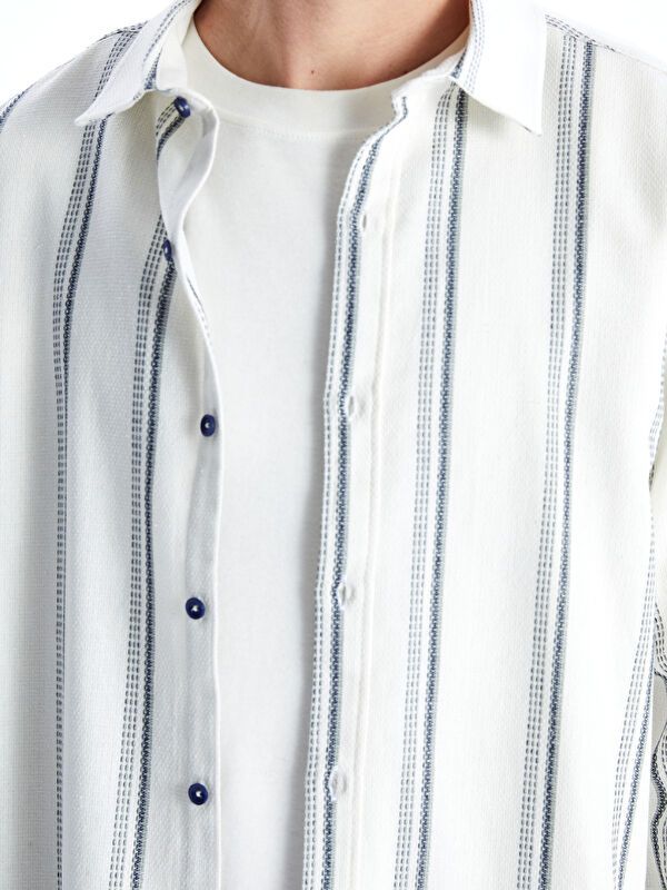 Moudda LC Waikiki - Chemise manches longues en tissu pour Homme - Tunisie 3