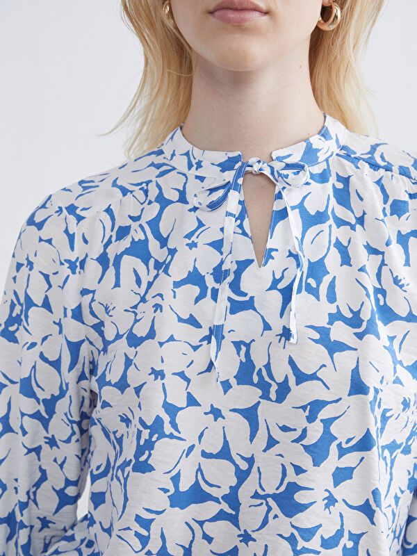 Moudda LC Waikiki - Chemisier (blouse) imprimé manches longues en tissu - Tunisie 3