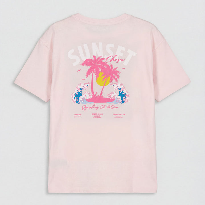 Moudda LC Waikiki - Body manches courtes en jersey pour Fille couleur Rose clair - Tunisie 2