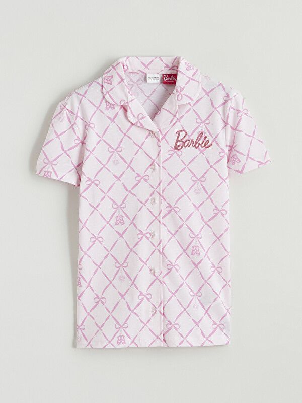 Moudda LC Waikiki - Short-Capri manches courtes pour Fille couleur Rose imprimé - Tunisie 2