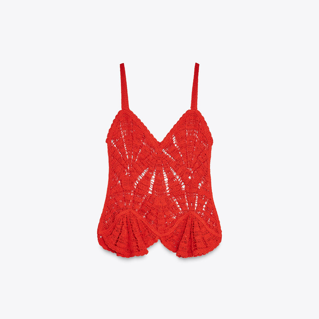 Moudda ZARA - Top Peplum - Crochet - Tunisie 1