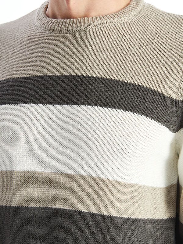 Moudda LC Waikiki - Pull tricot à rayures pour Hommes - Tunisie 3