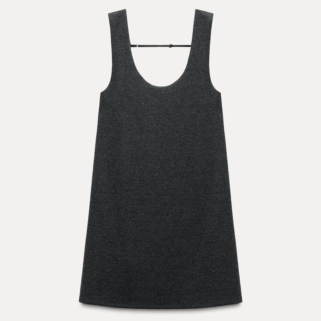 Moudda ZARA - Robe courte bretelles, boucle dos, toucher doux - Tunisie 1