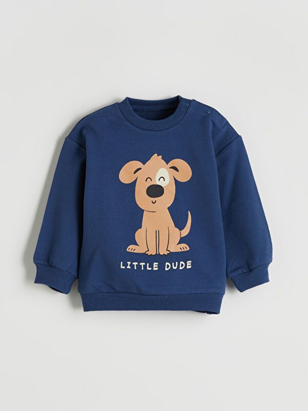 Moudda LC Waikiki - Ensemble manches courtes en jersey couleur Bleu indigo foncé pour garçons - Tunisie 2