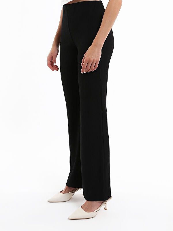 Moudda LC Waikiki - Pantalon en jersey Femme Noir - Tunisie 4
