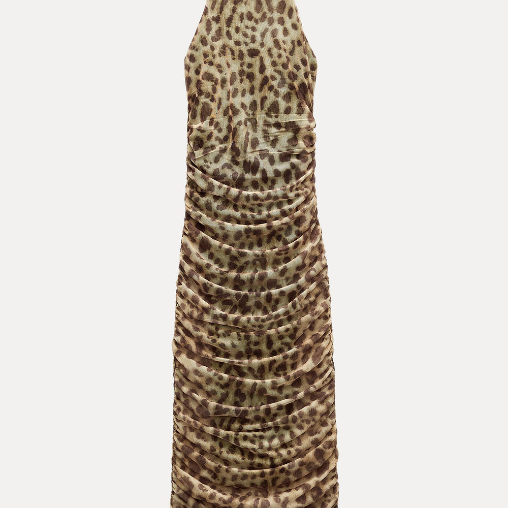 Moudda ZARA - Robe Longue Dos Nu en Tulle Imprimé - Tunisie 2