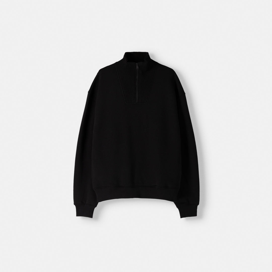 Moudda BERSHKA - Pull Col Montant Zippé Maille Côtelée - Tunisie 1