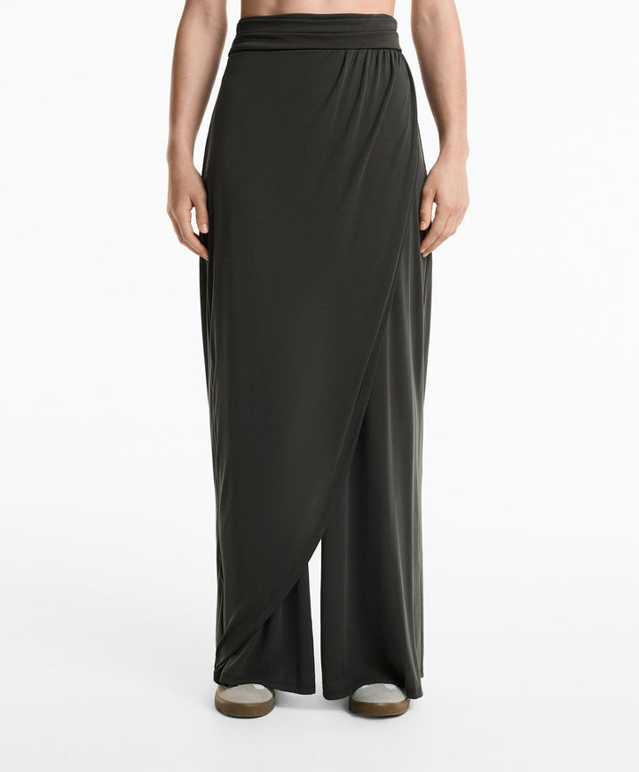 Moudda Oysho - Pantalon Long Wrap - Modal/Polyester - Tunisie 1