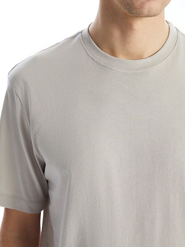 Moudda LC Waikiki - T-shirt basique col rond manches courtes en jersey - Tunisie 3
