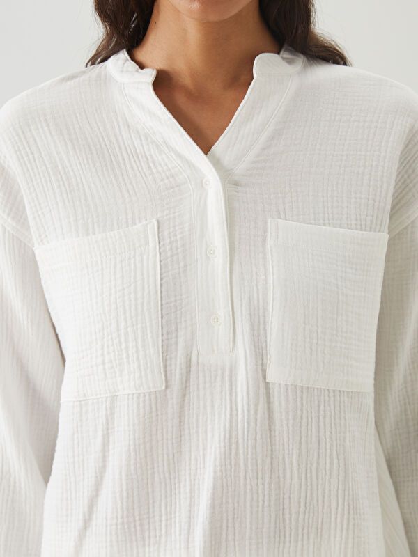 Moudda LC Waikiki - Tunique tissée à manches longues pour Femmes - Tunisie 3