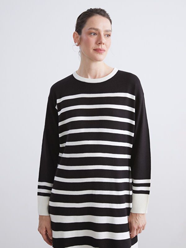 Moudda LC Waikiki - Robe à manches longues en tricot cv pour Femmes - Tunisie 2