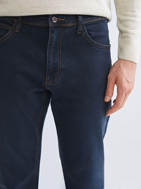 Moudda LC Waikiki - Jean basique en denim couleur Rodeo foncé pour hommes - Tunisie 3