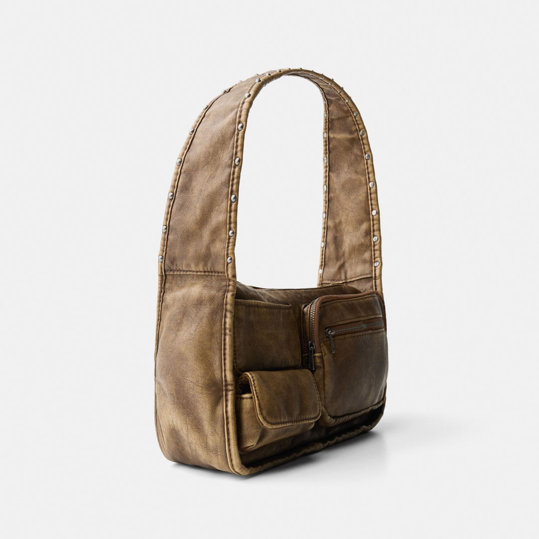 Moudda BERSHKA - Sac bowling poches délavé en similicuir - Tunisie 1