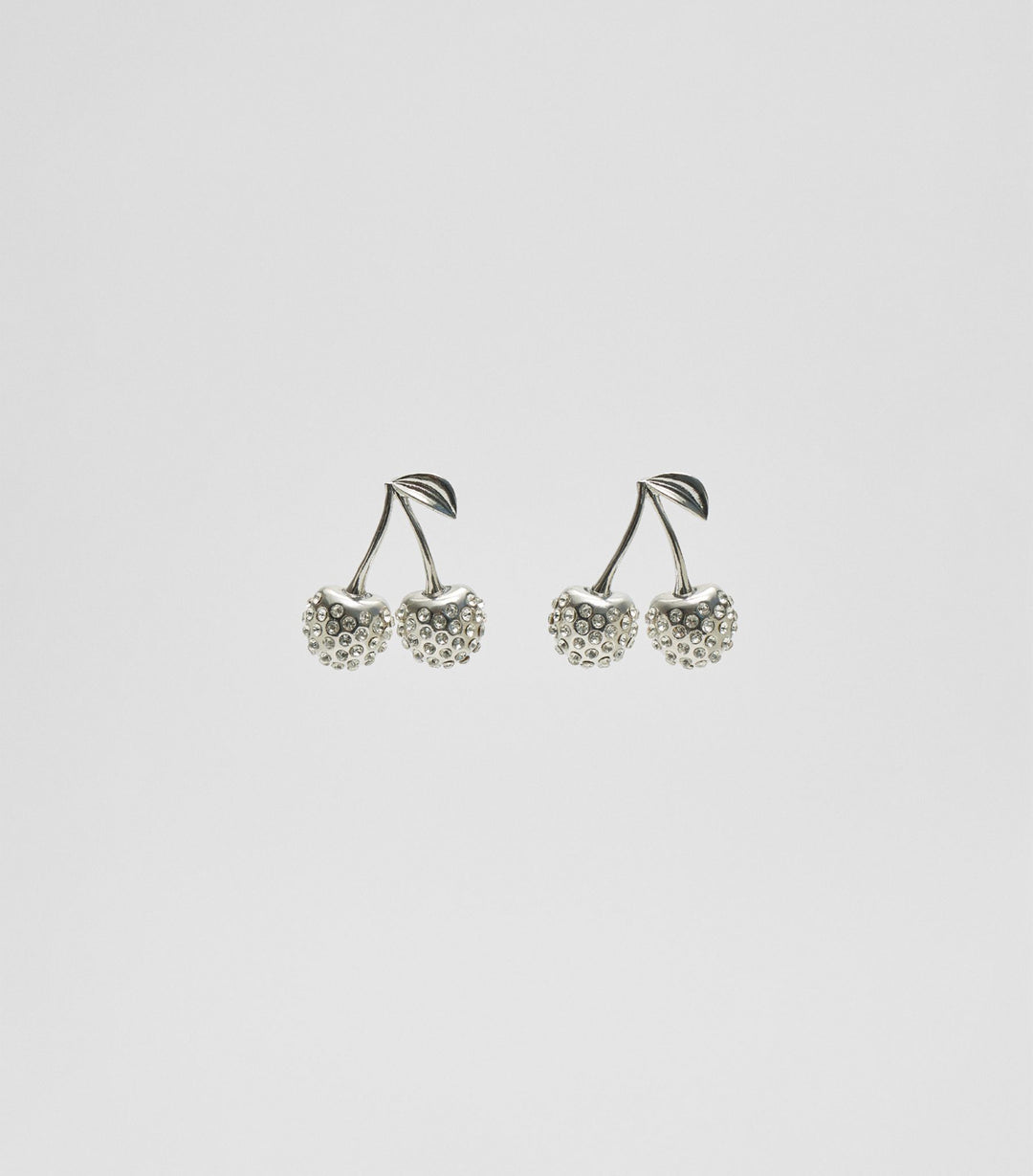 Moudda STRADIVARIUS - Boucle d'Oreille Cerise Strass - Tunisie 2