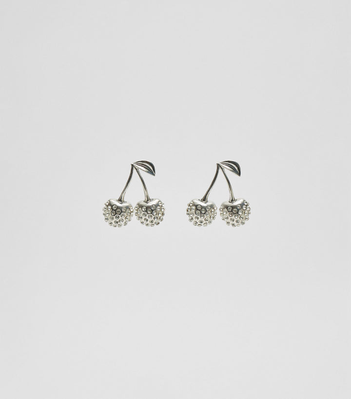 Moudda STRADIVARIUS - Boucle d'Oreille Cerise Strass - Tunisie 2