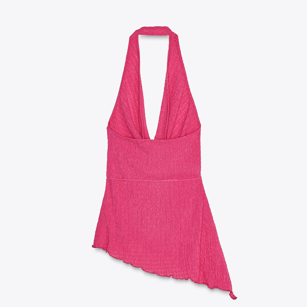 Moudda ZARA - Top Asymétrique - Texture Fluide - Tunisie 2