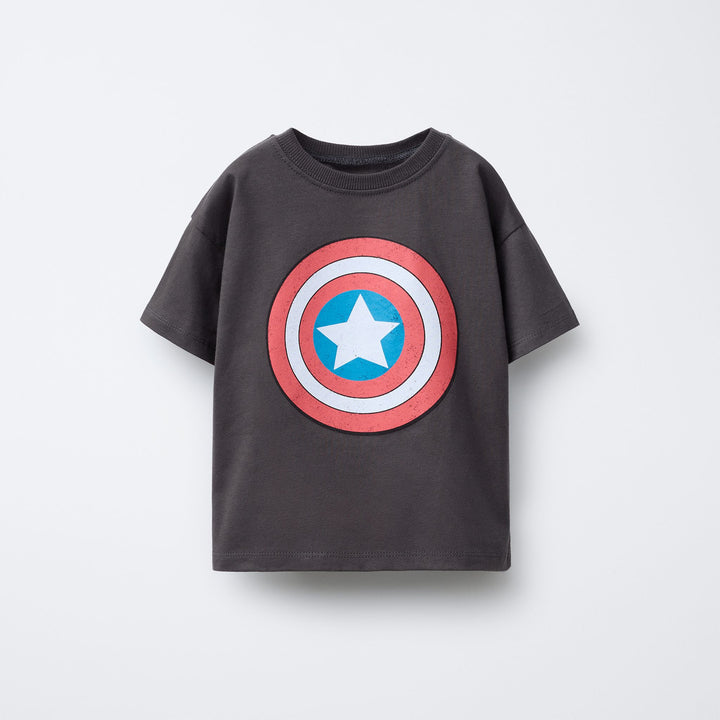 Moudda ZARA - T-Shirt Enfant - Captain America & Bouclier - Tunisie 1
