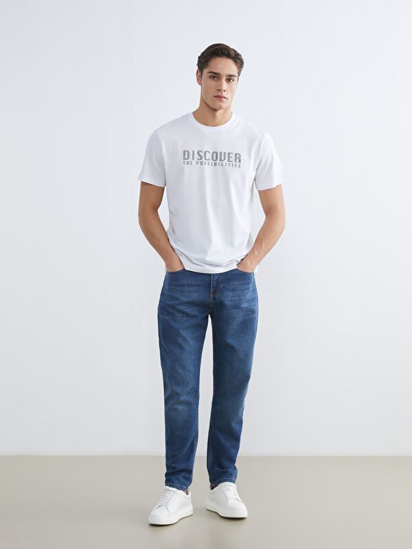 Moudda LC Waikiki - T-shirt imprimé manches courtes en jersey pour Homme - Tunisie 2