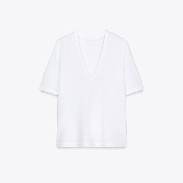 Moudda ZARA - T-Shirt - Coton/Lin, Col Piqué & Manches 3/4 - Tunisie 1