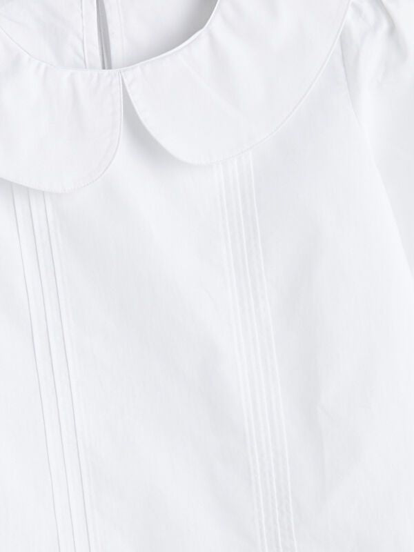 Moudda LC Waikiki - Blouse tissée manches longues Fille Buxe blanc - Tunisie 2