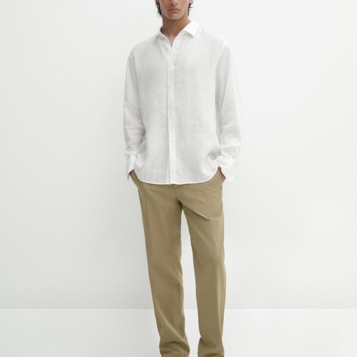 Moudda Massimo Dutti - Pantalon coton-lin, poche latérale - Tunisie 7