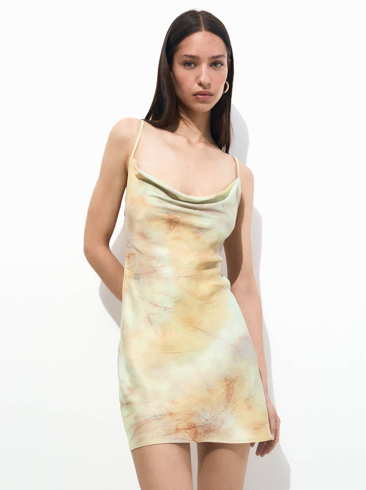 Moudda PULL & BEAR - Robe Mini Lencero Imprimé - Tunisie 7
